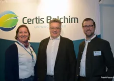 Britta Trauter, Ulrich Schmidt-Dittmeier, and Arne Schulz from the German branch of Certis Belchim, a pesticide manufacturer.